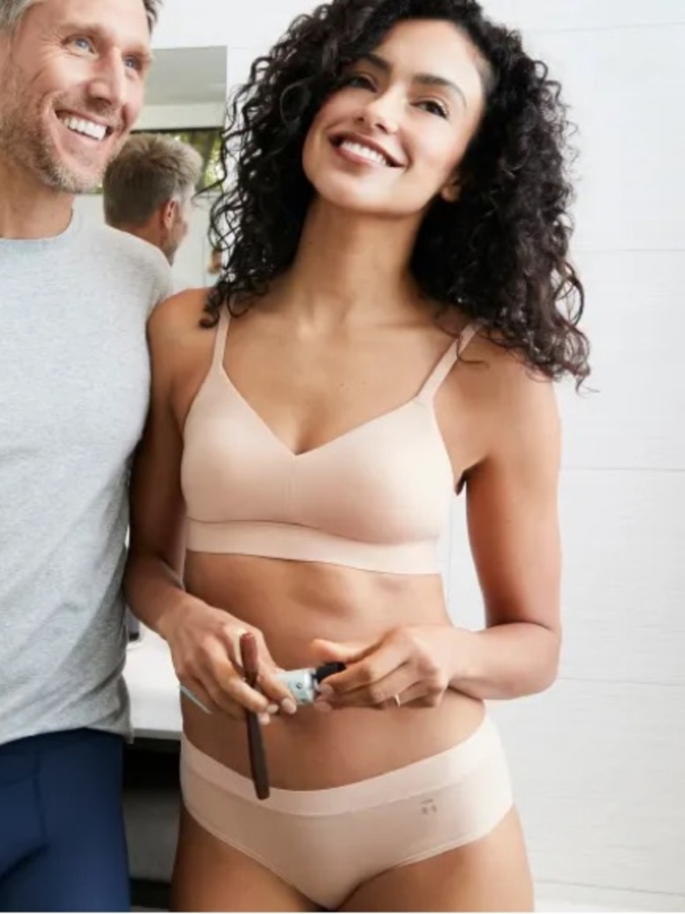 Tommy John Light Blush Seamless Comfort Bralette